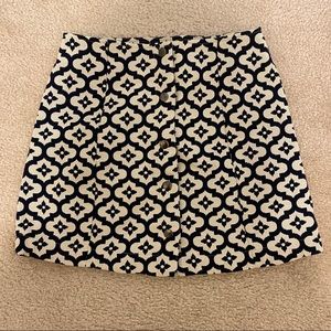 A-line Topshop Patterned Skirt